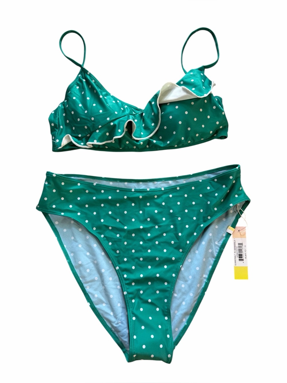 NEW Summersalt The Ruffle Marina Bikini Top And Bottoms 8/10